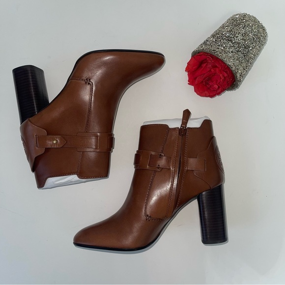 Tory Burch Almond Colton Leather Bootie- New In Box - Size 10- Reemoly - Picture 14 of 15